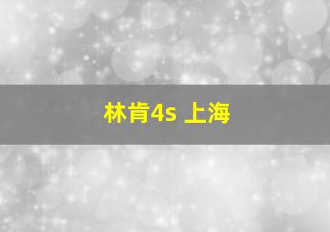 林肯4s 上海